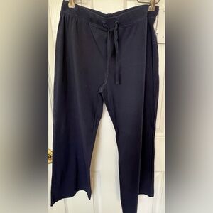 NWT Bamboo Traders Pants Women’s Sz S Navy Blue High Rise Casual Stretch Capris